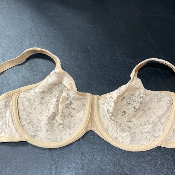 Wacoal 65547 Nude Colored Halo Lace Unloaded Underwire Bra. Size 32DD. - Picture 13 of 15